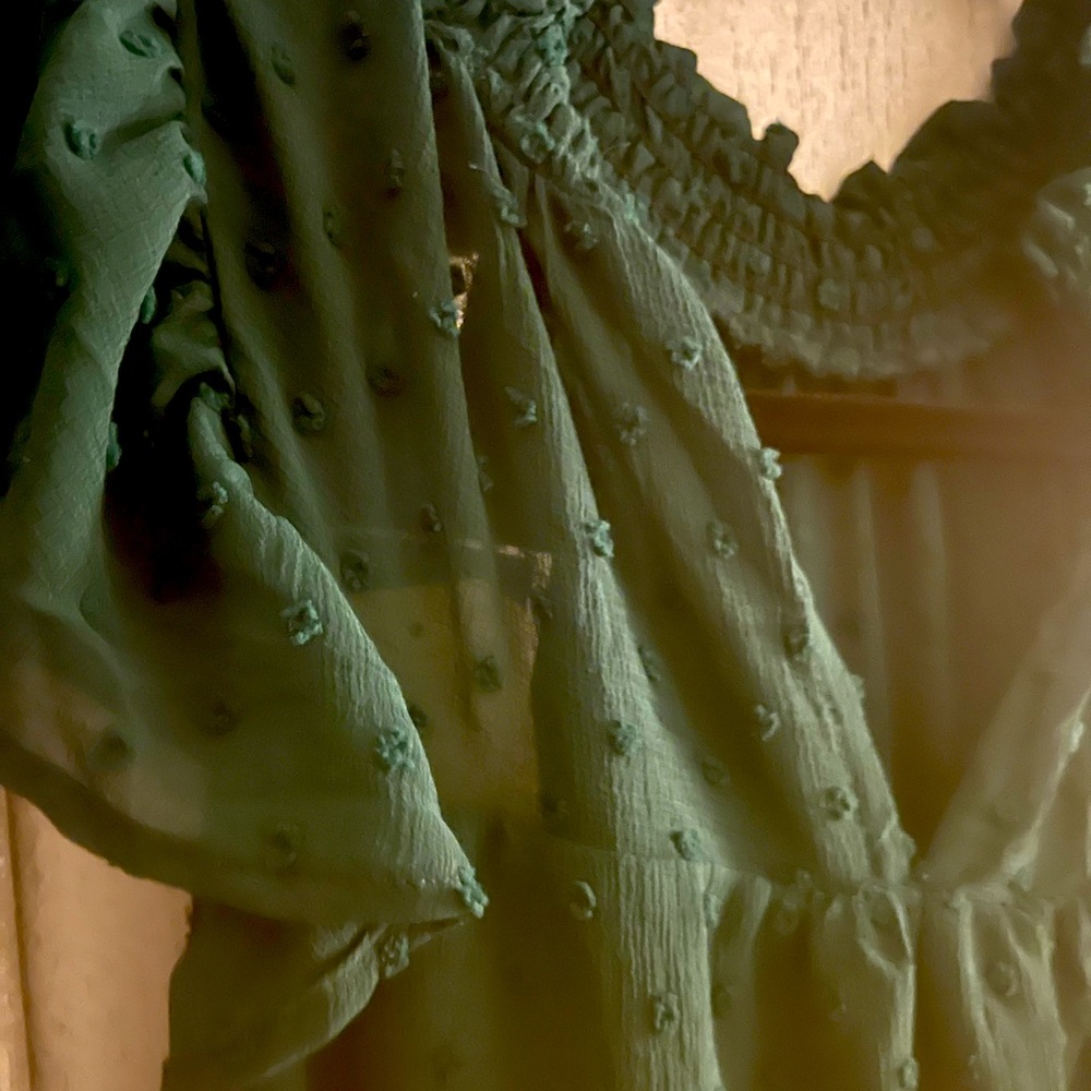 Dark green dress